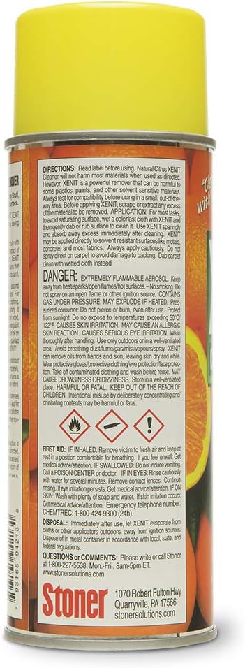 Stoner Car Care 94213-12PK Xenit Citrus Cleaner and Remover - 120-Fluid Ounces 12-Pack