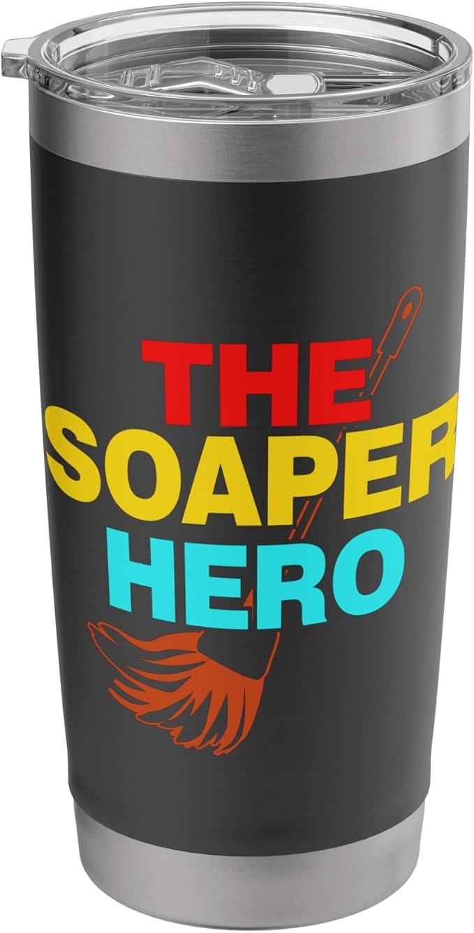 The Soaper Hero Cleaning Stainless Steel Insulated Tumbler