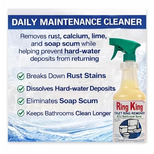 12 pack Ring King Toilet Ring Remover RTU – Bathroom Spray (Daily Maintenance)