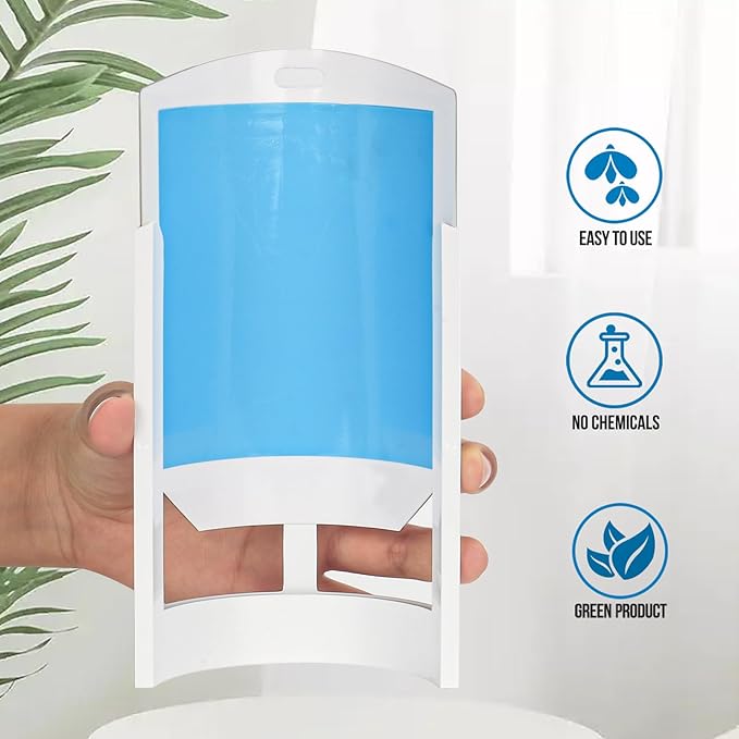 OSVDO Trap Refills, Flying Insect Trap Refill Kit NO Device - 4 Pcs Glue Cards, Each Glue Card Lasts up to 65-Day or Until Full Flying Insect Trap (4 x Refills)