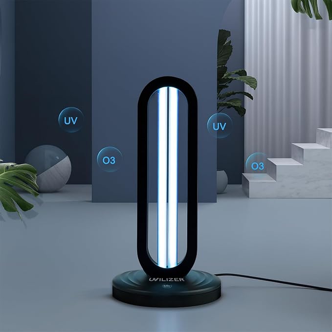UVILIZER UV Light Home Disinfection Device & Ultraviolet Sanitizer Lamp for Home, Room & Office | Kills & Removes Dust Mites, Germs, Bacteria & Virus | Remote Control Included | U.S. Stock & Support