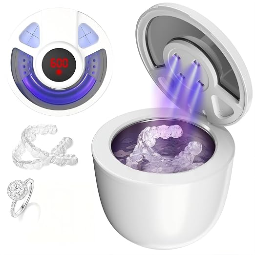 Professional Ultrasonic Jewelry Cleaner for Home Use, Electronic Cleaning Device