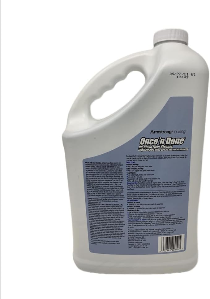 Armstrong 330408 Once 'N Done Concentrated Floor Cleaner, 1-Gallon