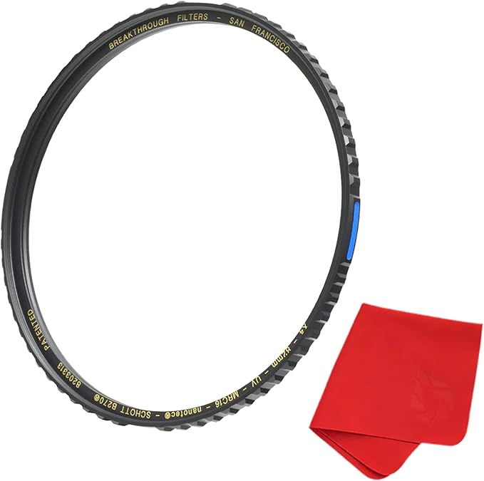 95mm X4 UV Filter for Camera Lenses - UV Protection Photography Filter with Lens Cloth - MRC16, Schott B270, Nano Coatings, Ultra-Slim, Weather-Sealed by Breakthrough Photography