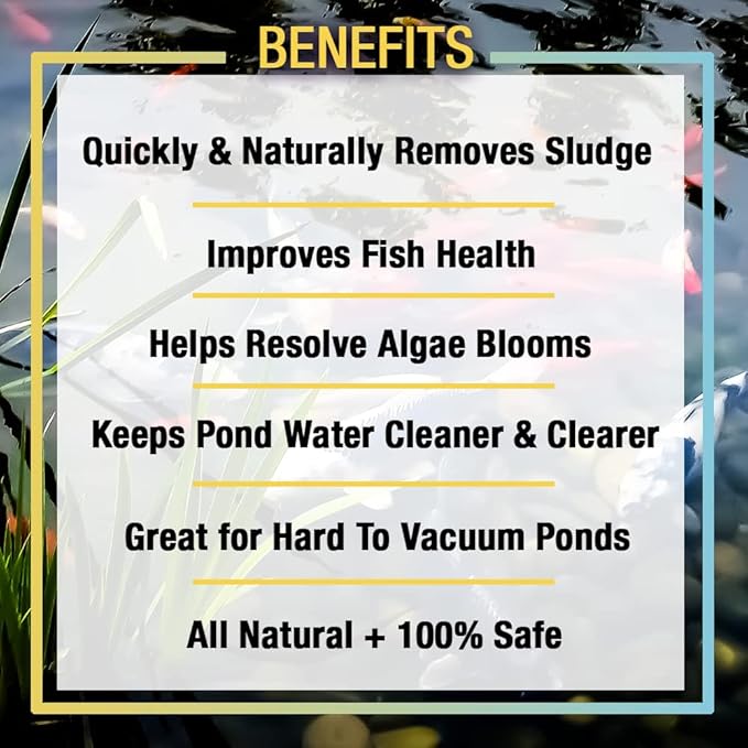 MICROBE-LIFT PL Pond Bacteria and Sludge-Away Pond Sludge and Muck Remover (32 Ounces)