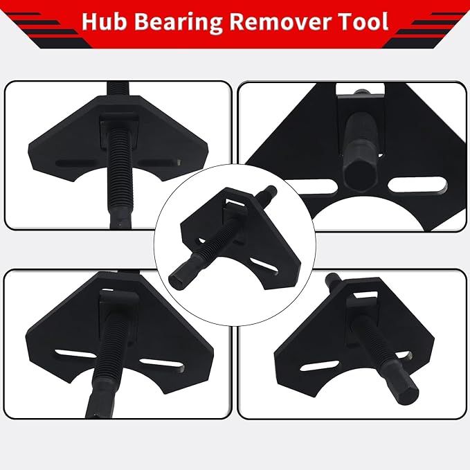 40100 Hub Remover Tool Heavy - Duty Wheel Bearing Kit Fits for 5 6 8 Lug Cars and Truck - Safe Frozen Hub Extractor with Washers & Threaded Screw