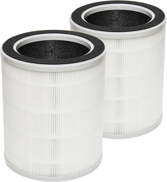 PUREBURG Replacement Filter Compatible with Airthereal AEH300 2-in-1 Air Purifier & Humidifier,2-Pack HEPA Activated Carbon 2-in-1 For Air Clean Dust VOCs Odor 3-Stage Filtration