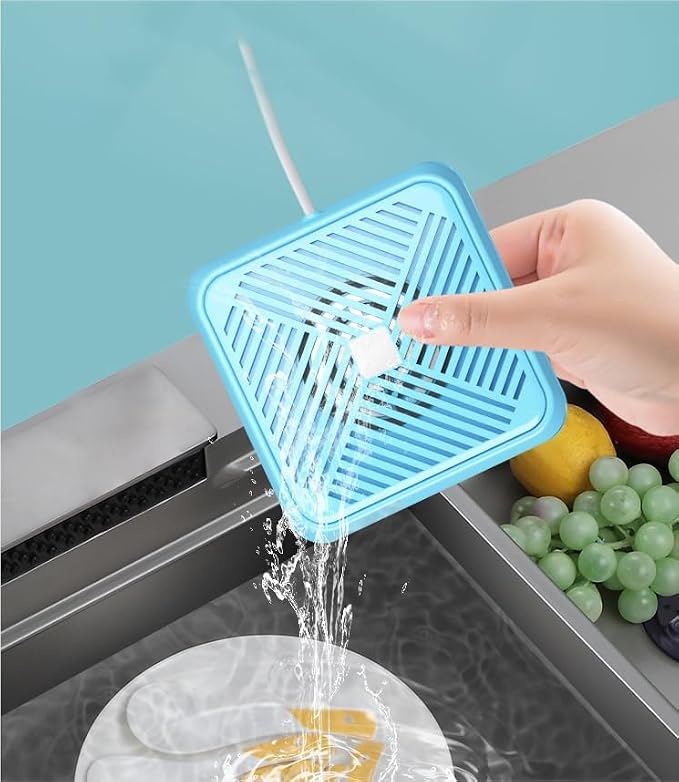 Fruit Vegetable Washing Machine,USB Portable Ultrasonic Electrolysis Fruit Purifier Fruit Cleaner Device Mini Dishwasher for Cleaning Fruit Vegetables Meat(Blue)