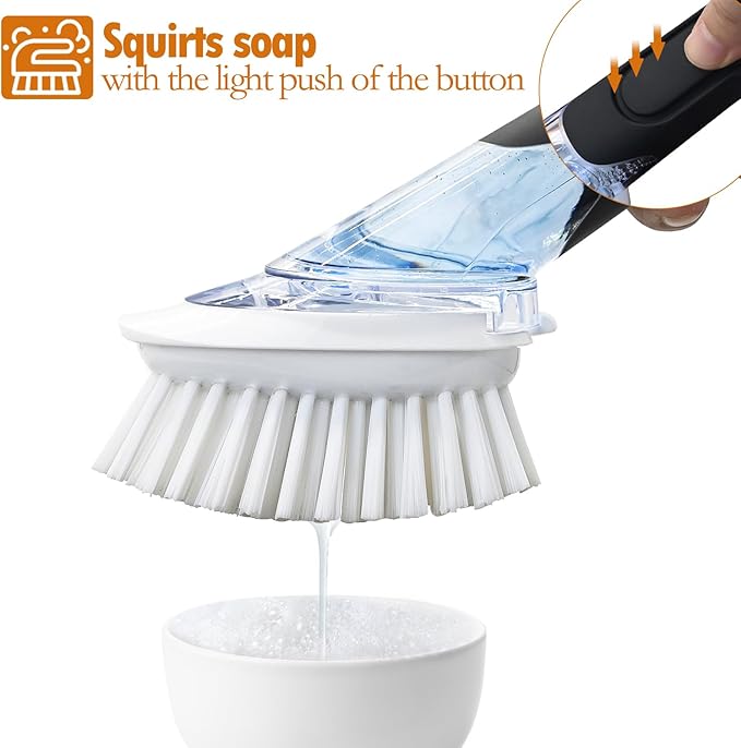 Soap Dispensing Dish Brush + Toilet Brush Refills for OXO Toilet Brush Only