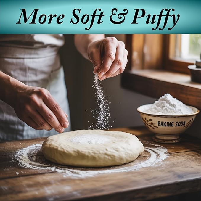 Pure Baking Soda Powder - 45 lb Pail | Organic Food Grade Sodium Bicarbonate - Multi-Purpose and DIY Household Formulas