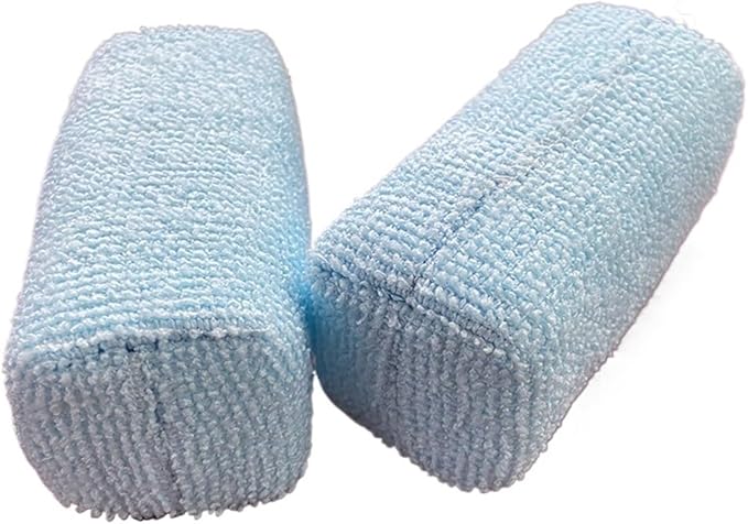 Compatible for 9cm Blue Basic Microfiber Clothes Waxing Applicator Ceramic Coating Sponge(10 PCS Blue)