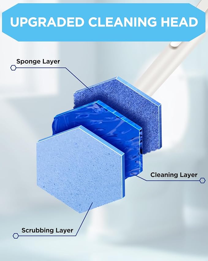 Disposable Toilet Bowl Wand Refills 40PCS