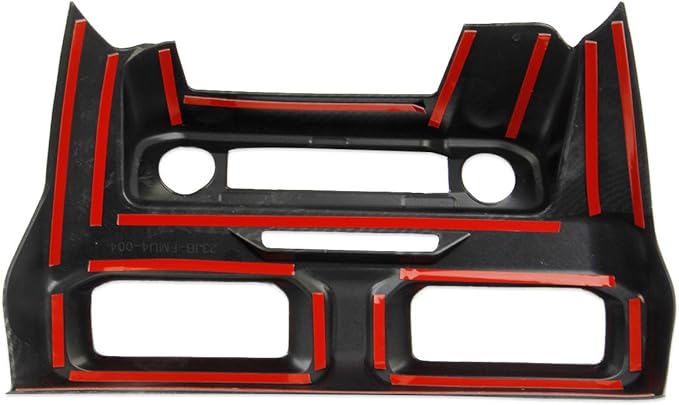 Center Console Air Vent Cover Trim Kit Accessories for 2024-2026 Ford Mustang (carbon fiber style)