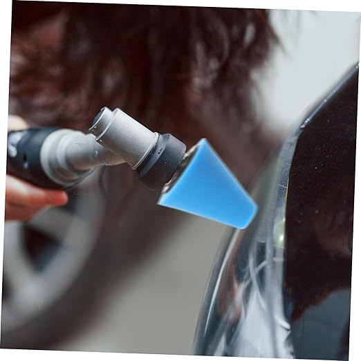 2pcs Car Wheel Polishing Sponge Discs Drill Buffer Attachment Waxing Sponge Discs for Car Polisher