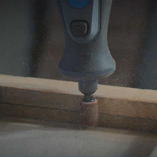 Dremel 438 120-Grit Sanding Bands, 1/4-Inch, 12 Pack