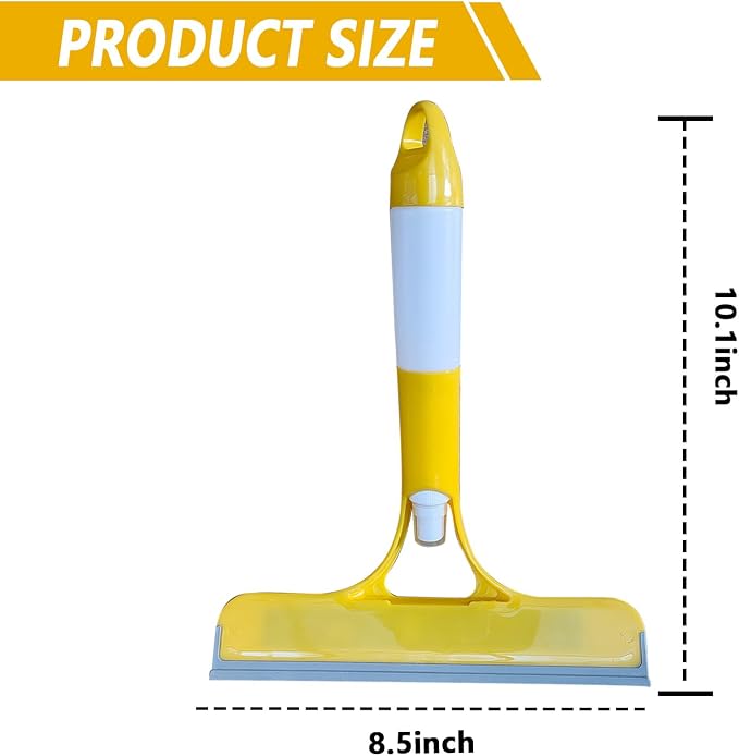 3 in 1 Window Cleaning Scraper 3 Pack 3 in1 Spray Squeegee Scraper for Window, Shower Door, Mirror, Glass and Car Cleaning