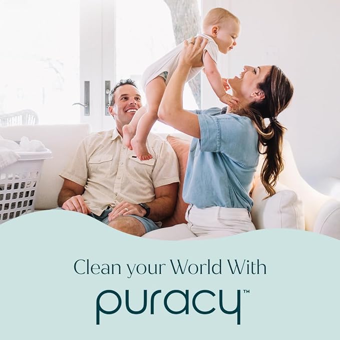 Puracy All Purpose Cleaner Concentrate – Plant-Powered Multi-Surface Cleaner - Surface Cleaner Solution As Seen on TikTok (Organic Lemongrass, 16 fl oz, 1 Pack)