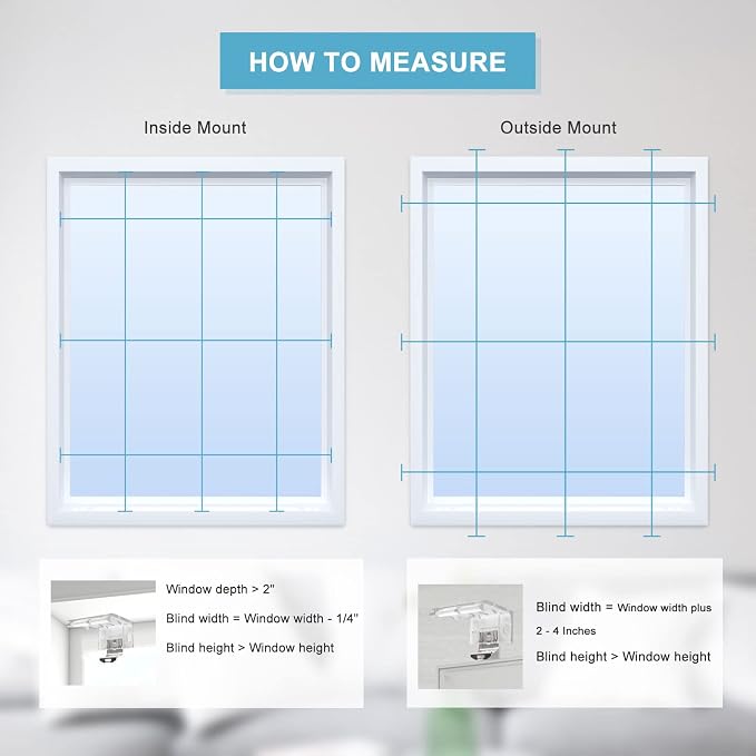 MYshade Top Down Bottom Up Shade Cordless Cellular Shades Blackout Blinds for Indoor Windows Room Darkening Window Blinds & Shades Easy to Install 32" W X 72" H (White)