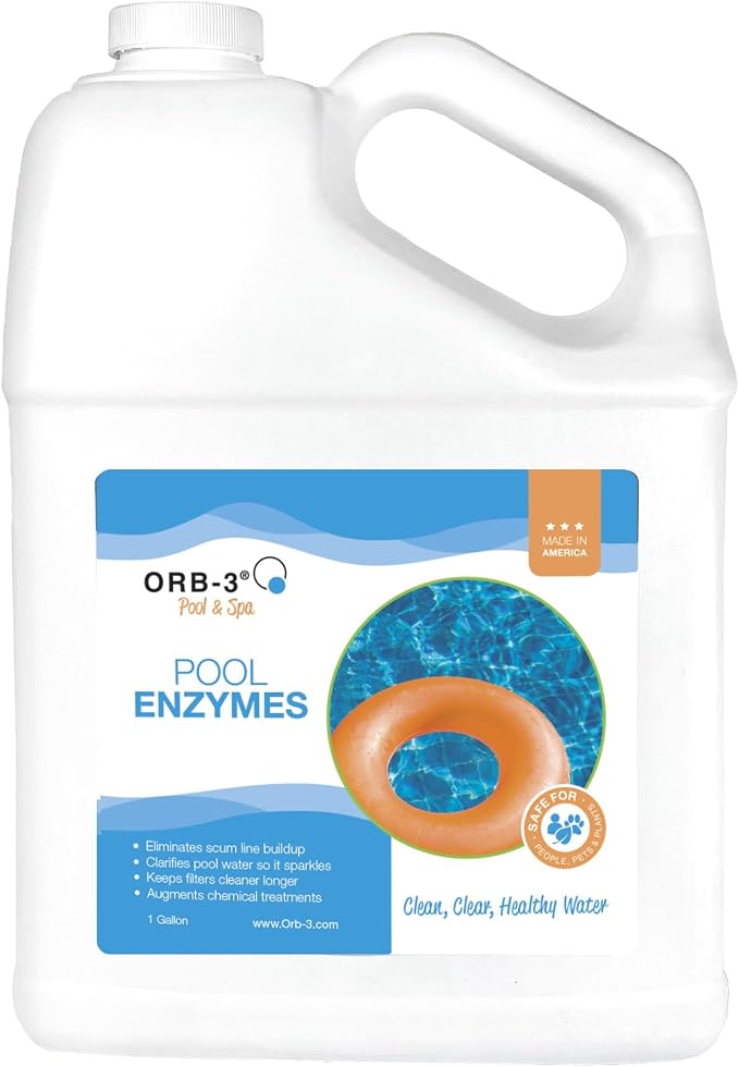 Orb-3 F839-000-1G Pool Enzymes Jug, 1-Gallon