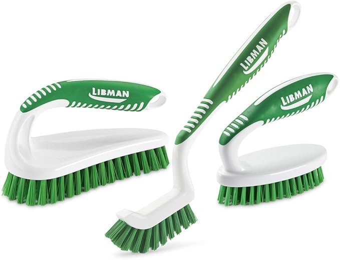 Libman Tornado Spin Mop System Plus 1 Refill Head and Libman Scrub Brush Kit