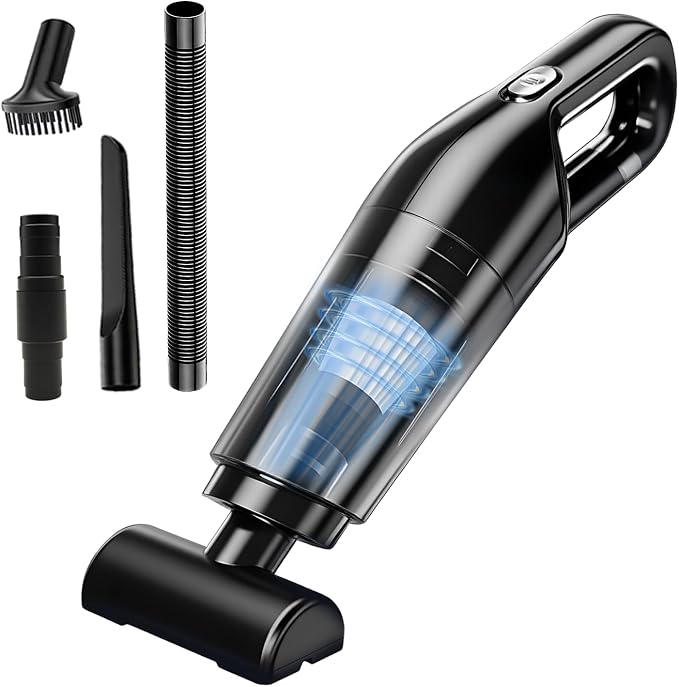 Cordless Mini Vacuum Cleaner Handheld - Portable Hand Held Vacuum Cleaner, Lightweight & Strong Suction, Easily Clean Dust Hair in Car