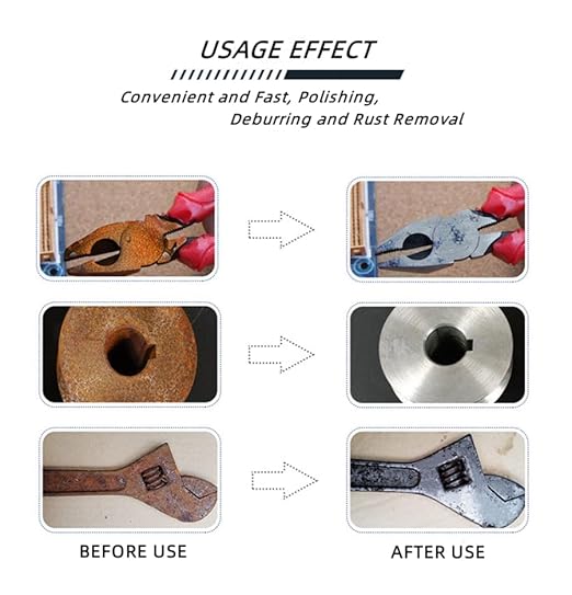 3PCS NonWoven Abrasive Buffing Wheels Polishing Wheel Drill Attachment Set, 3 Inch Scouring Pad Power Scrubber Cleaning Kit, Abrasive Wheel with 1/4" Shank for Polishing/Mirror/Stainless Steel 320Grit