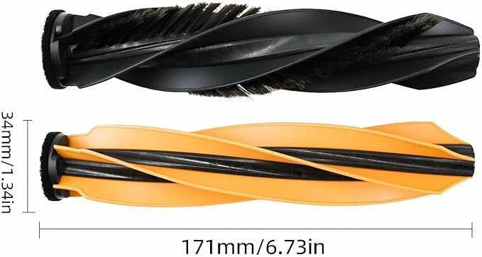38 Pcs Replacement Parts for Dreame X50 Ultra/ L50 Ultra/and Mova V50 Ultra Vacuum Cleaner Accessories Kit，2 Set Main Brush，1 Main Brush Cover,10 Mop Pads,10 Dust Bags,6 Side Brush,6 Filter
