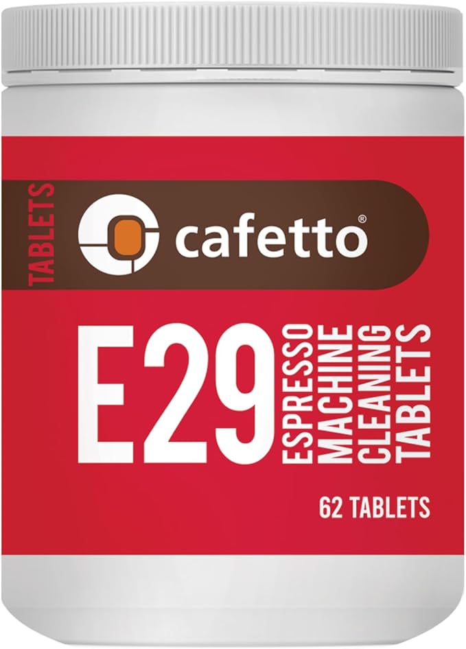 Cafetto E29 Cleaning Balls Cleaning Tablets 62 Count I Fits Eversys Cameo Enigma Legacy espresso machines I Round balls to clean Eversys coffee machines I NSF Certified I Removes Coffee Oils