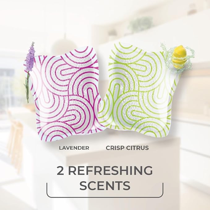 O-Cedar 2 Deep Clean Refills + 1 Citrus and 1 Lavender Pacs (Variety Pack)