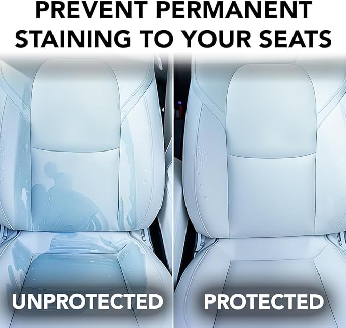Tesla Leather Ceramic Coating - Prevent Permanent Stains, Leather Shield Ceramic Coating for Tesla Cleaning Products, Vegan Leather Protector, Tesla Model 3 Y S X Car Accessories for 2025 & 2026
