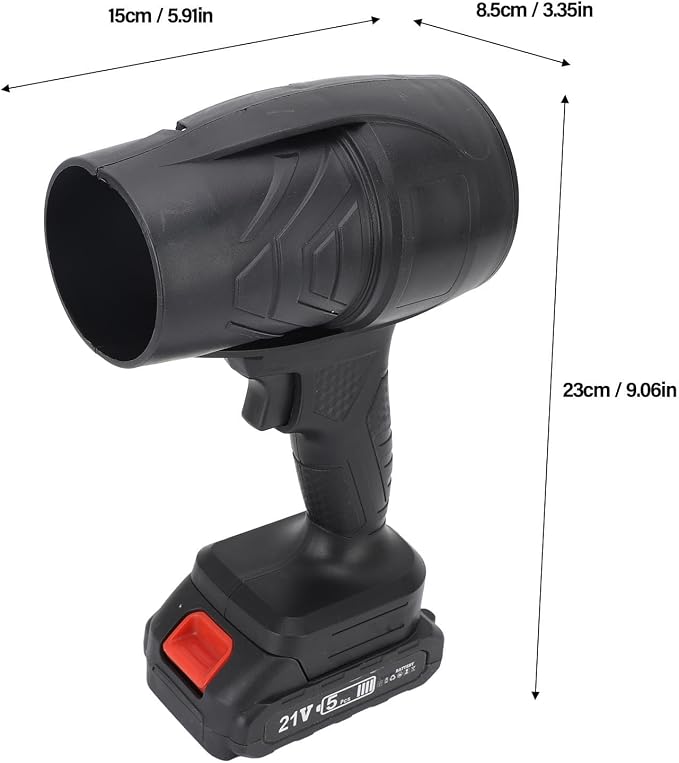 Electric Air Duster, Cordless Handheld Turbo Fan Blower Electric Air Duster Brushless Motor Mini Compressed Air Computer Duster for Cleaning Keyboard Outdoor