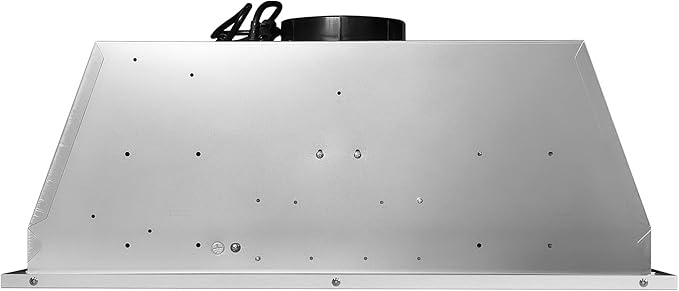 COSMO COS-30IRHP 30 in. Lumin Collection 380 CFM Ducted Insert Range Hood, Button Controls, LED Lights, Stainless Steel