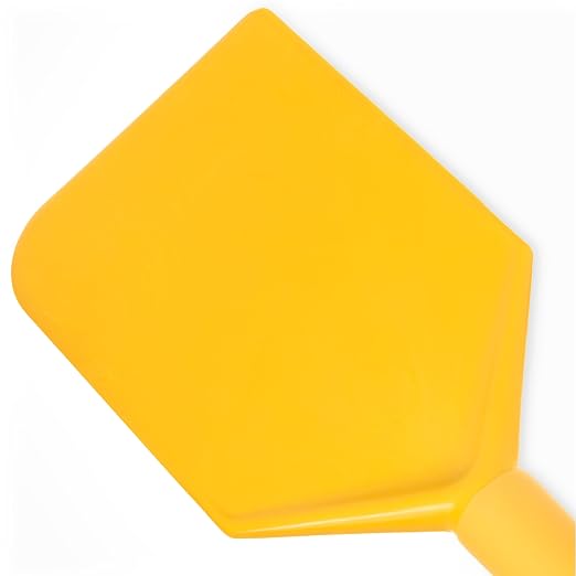 SPARTA Nylon Paddle Mixing Scraper, Long Handle, Waterproof with Color Coded System for Large Batch Cooking and Cleaning, 48 Inches, Yellow, (Pack of 6)