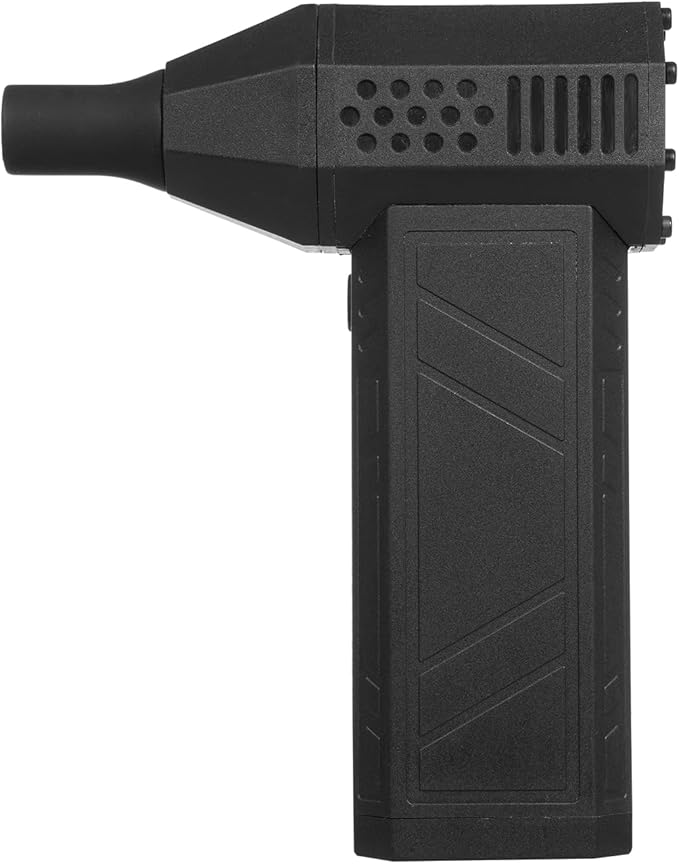 Electric Air Turbo Fan, Electric Air Duster Portable Fan & Flashlight 130000RPM Handheld Brushless Motor Dust Blower Cordless Dust Remover for Computer Keyboard Outdoor Burning Blowing Dust