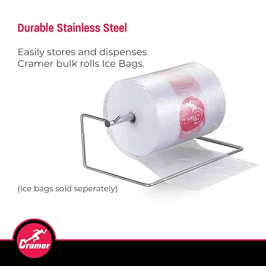 Cramer Ice Bag Dispenser, Wall-Mount Holder for Ice Bags, Durable Metal Rack for Athletic Trainers, Space Saving Alternative