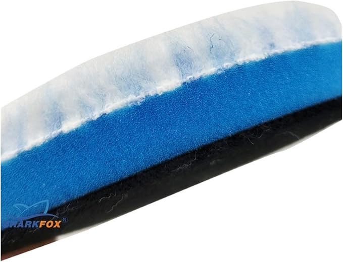 5/6"New Microfiber Cutting Wax Removal Pad Microfiber Polishing Pad Detailing Wax Applicator Pad for Waxing/Polishing ﻿(1pc,6Inch Backer)
