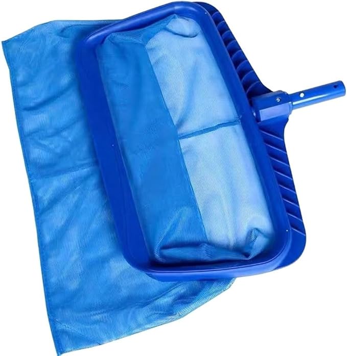 Professional Swimming Pool Skimmer Net, Heavy Duty Pool Leaf Rake with Ultra Deep Fine Mesh Easy Install
