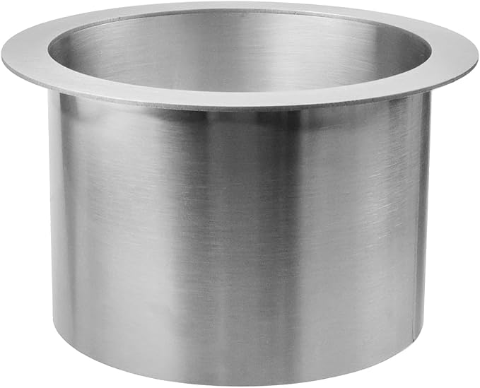 Antrader Drop-in Trash Chute,Counter Top Trash Chute Stainless Steel,Round (170mm/6.69inch),1Pcs