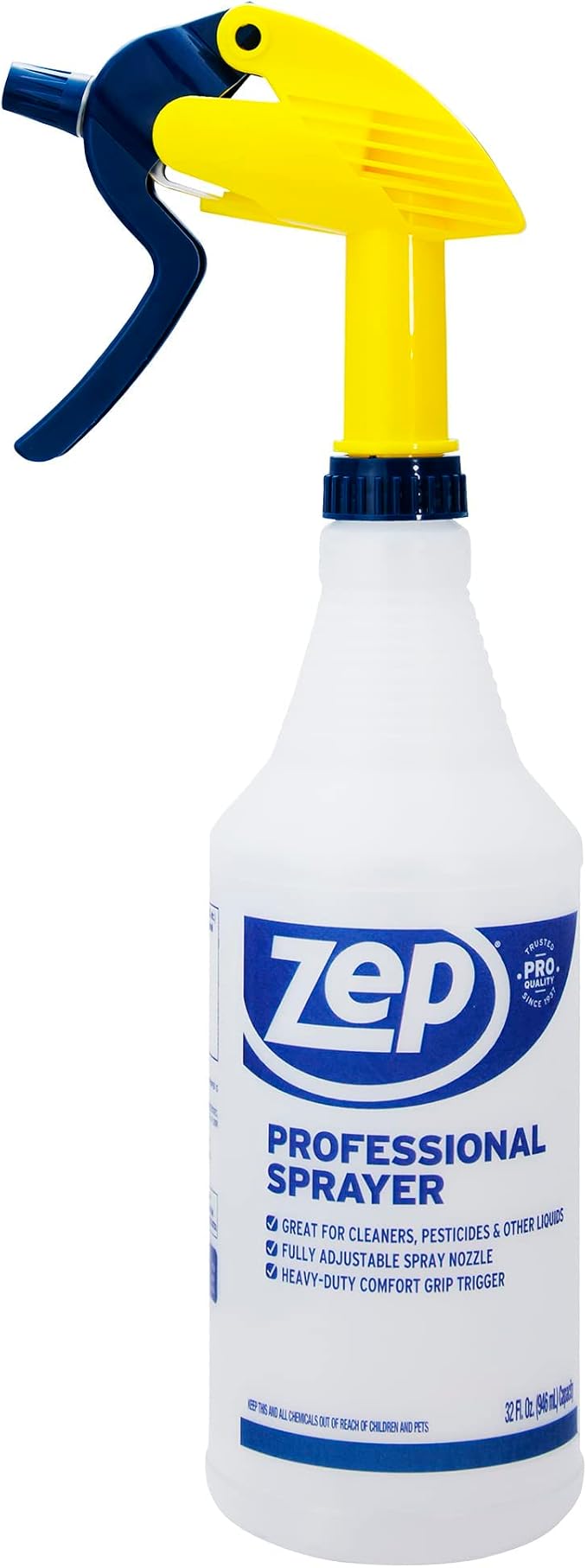 SNiPER Hospital Disinfectant, Odor Eliminator & All-Purpose Cleaner Gallon with Zep Professional Sprayer Bottle 32 oz