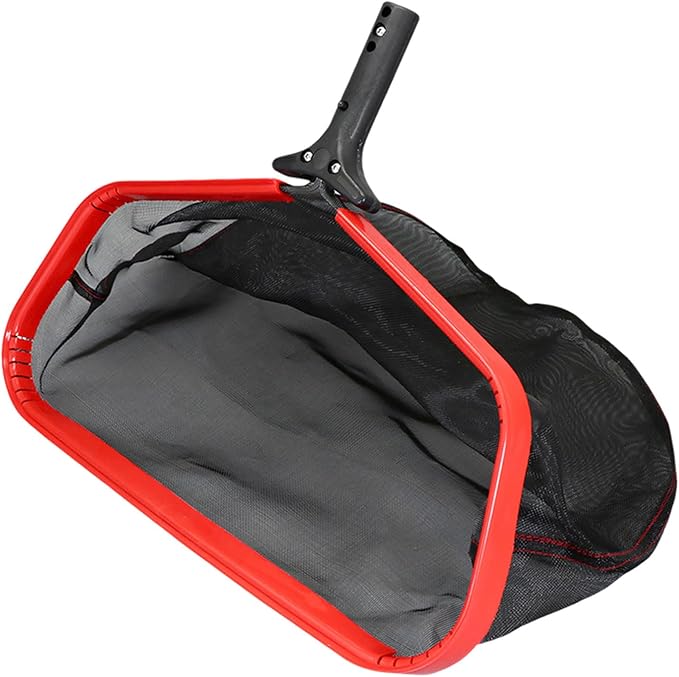 17.5 Pool Skimmer Net, Double Layer Bag Net, PVC Aluminum Alloy with Reinforced Frame for