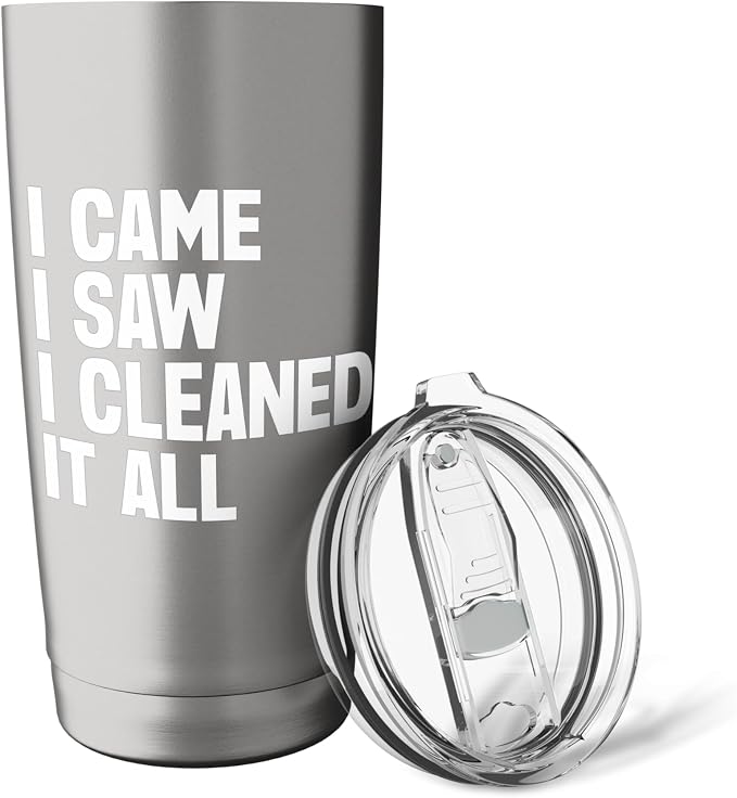 I came i saw i cleaned it all Cleaning Stainless Steel Insulated Tumbler