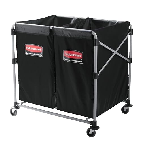 Rubbermaid Commercial Products Replacement Bag for 4 Bushel Collapsible X-Cart for Laundry/Towel/Hospitality/Clothes