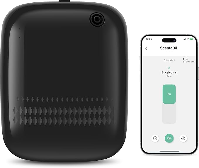 Smart Scent Air Machine ANW Black + 100mL Hotel-RZC Scent Essential Oil
