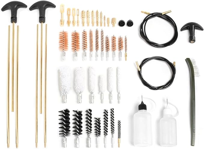 Gun Cleaning Kit Universal Gun Cleaner for Shotgun, Pistol, Rifle, All Guns with Lightweight Carrying Case