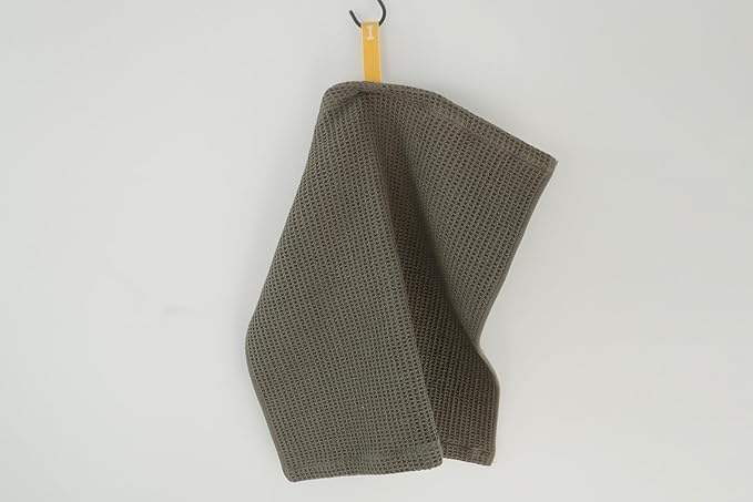 IKEUCHI ORGANIC Dish Cloths 10.63 x 10.63 Oeko-Tex Class1 Certified, OliveGreen(Marked as Dark Gray),Pack of 4,Made in Japan