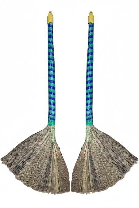 2 Pieces - 40 Inch Straw Broom Choi Bong from Vietnam