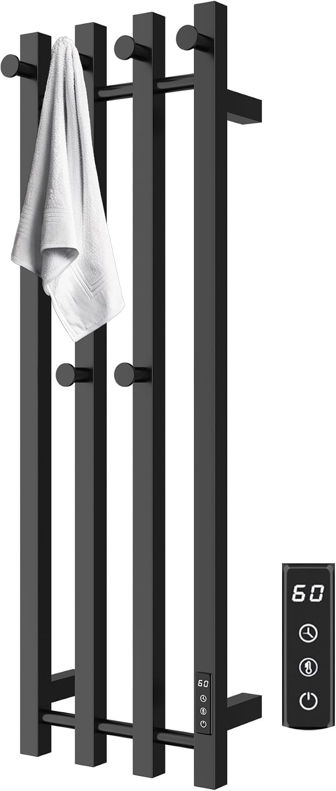 Paraheeter Towel Warmer, Towel Warmer Rack, Heated Towel Racks for Bathroom, Towel Heater, Towel Dryer, Wall Mounted, CSA Certified
