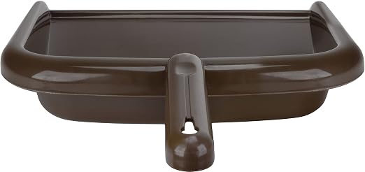 SPARTA Handheld Dustpan with Handle, Cleaning Essentials for Home and Commercial Use, 10", Brown