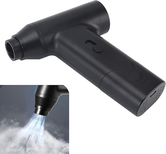 Mini Blower, High Speed Mini Blower Portable and Rechargeable Turbo Air Blower Super, Keyboard and Computer Cleaner, Electric Air Duster