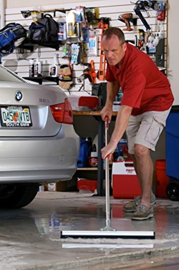 Shurhold Stainless Steel Squeegees - SHUR-LOK System, Durable & Rust-Resistant, Perfect for Boats, Cars, and Home Cleaning - 24 inch